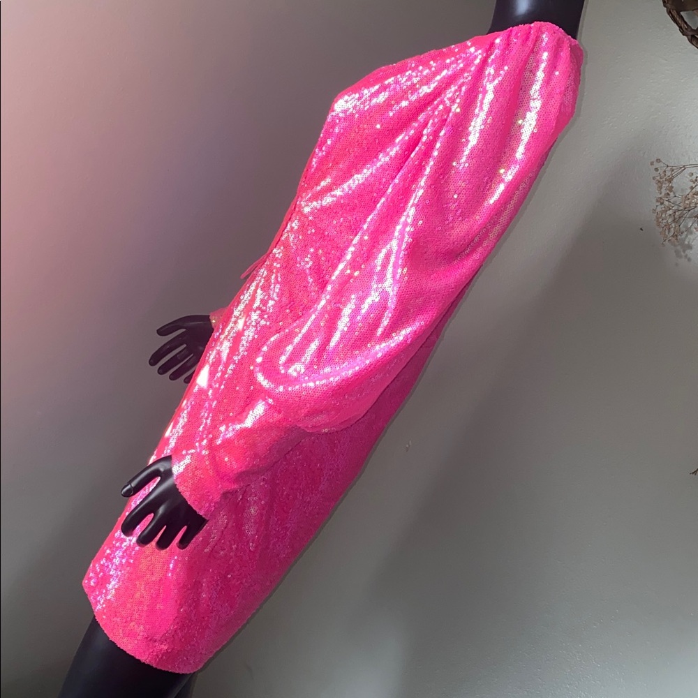 Gianni Bini Pink Sequin Fun Birthday Party Dress NWoTs - Picture 5 of 15